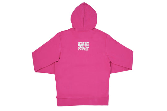 Start the Panic Scream Woman Hoodie - Fuchsia