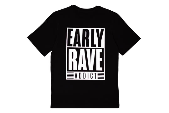 Early Rave Addict Backside T-Shirt - Black