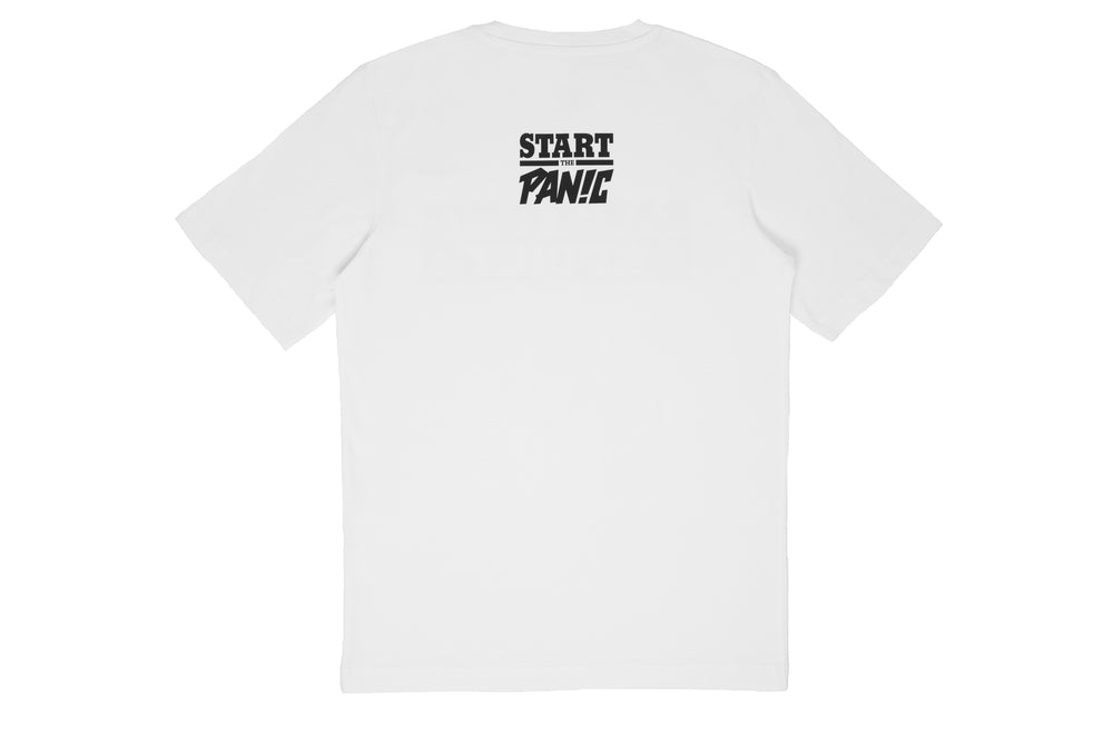 Start The Panic Paint T-shirt - White