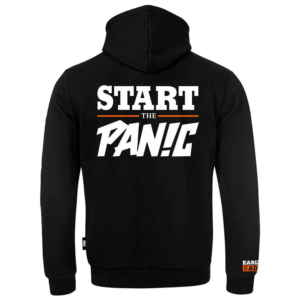 Start The Panic Hooded Zipper - Zwart