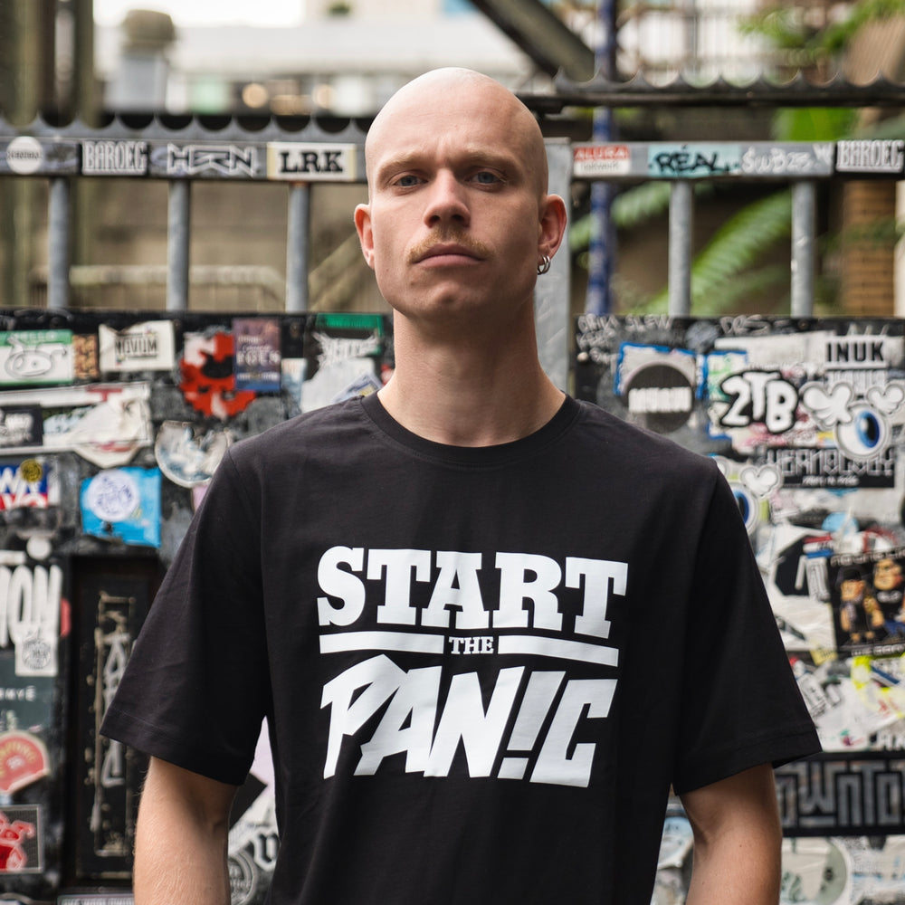 Start The Panic T-Shirt - Black