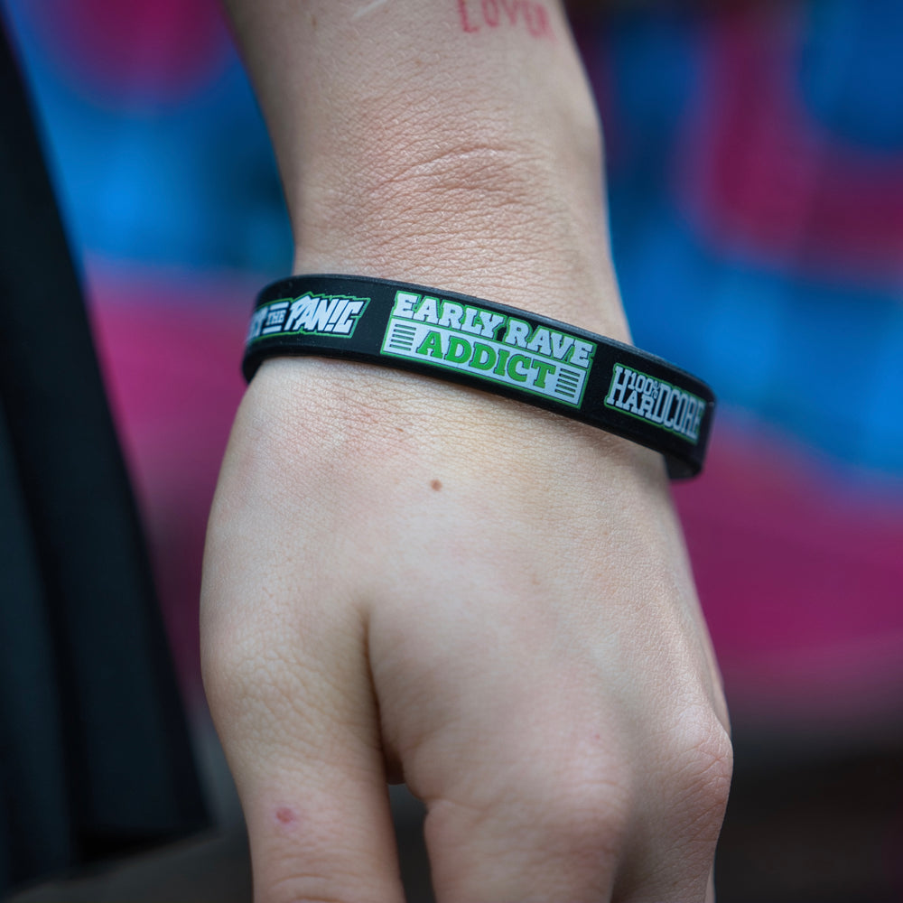 Early Rave Addict Wristband - Green