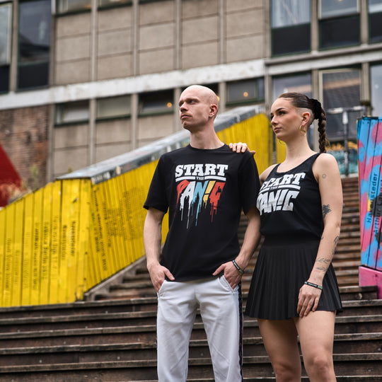 Tanktop Dames Zwart - Start the panic