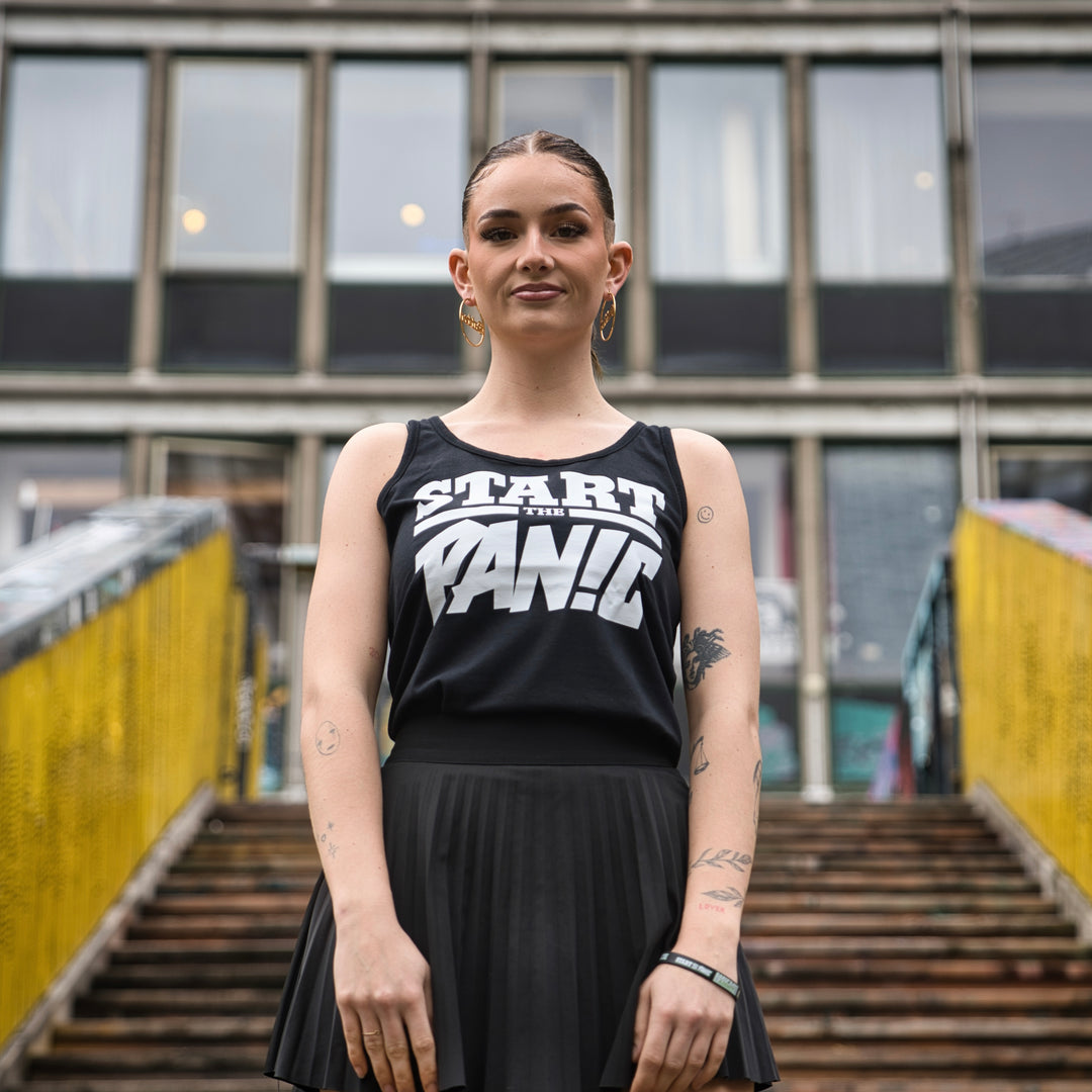 Tanktop Dames Zwart - Start the panic