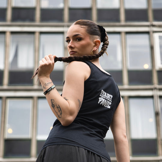 Tanktop Dames Zwart - Start the panic