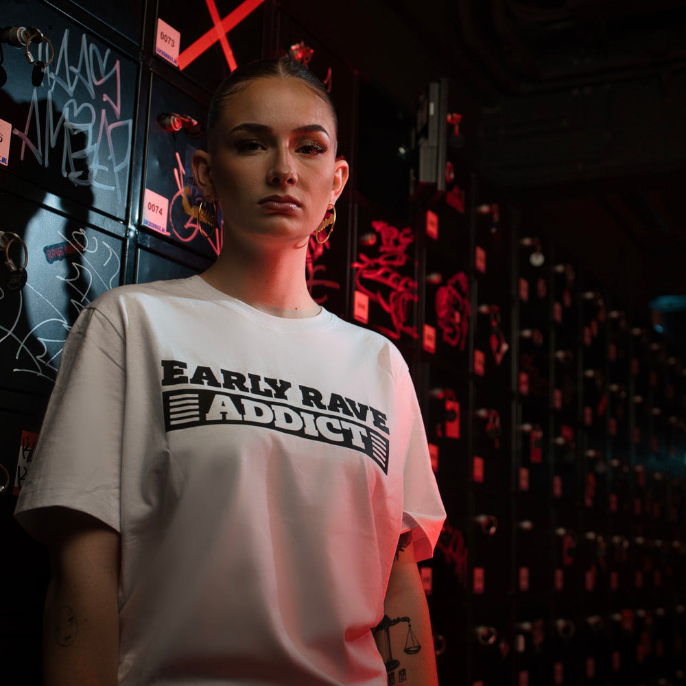 Early Rave Addict T-Shirt - White