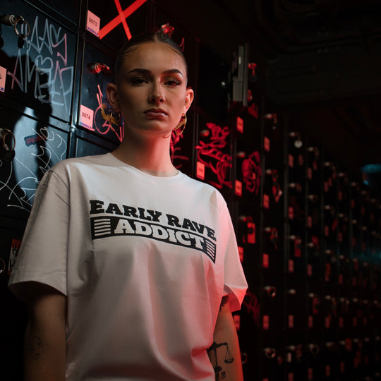 Early Rave Addict T-Shirt - White