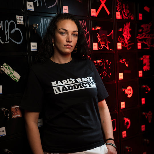 T-shirt heren - Rave Addict zwart