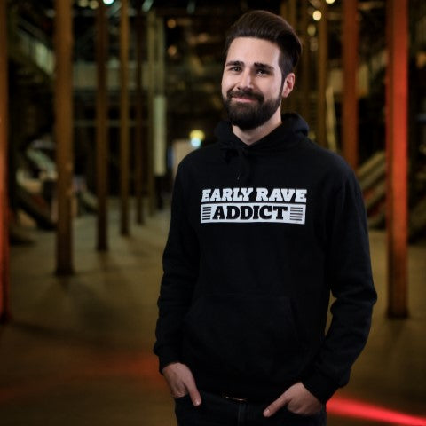 Early Rave Addict Hoodie - Black