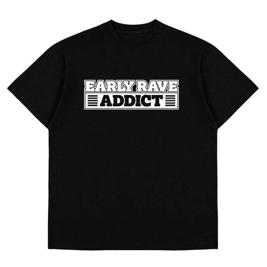 T-shirt heren - Rave Addict zwart