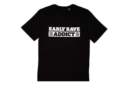 Early Rave Addict T-Shirt - Black