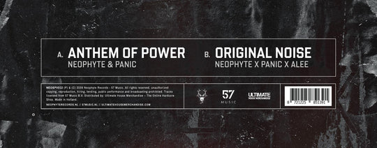 Neophyte & Panic – Anthem of Power | Original Noise [Picture Disc Vinyl]