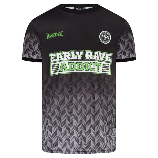 Early Rave Addict Football Shirt - Green