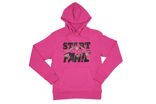 Start the Panic Scream Woman Hoodie - Fuchsia