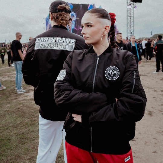 Early Rave Addict Bomber Jacket