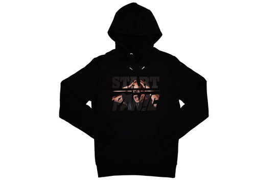 Start The Panic Scream Hoodie – Black