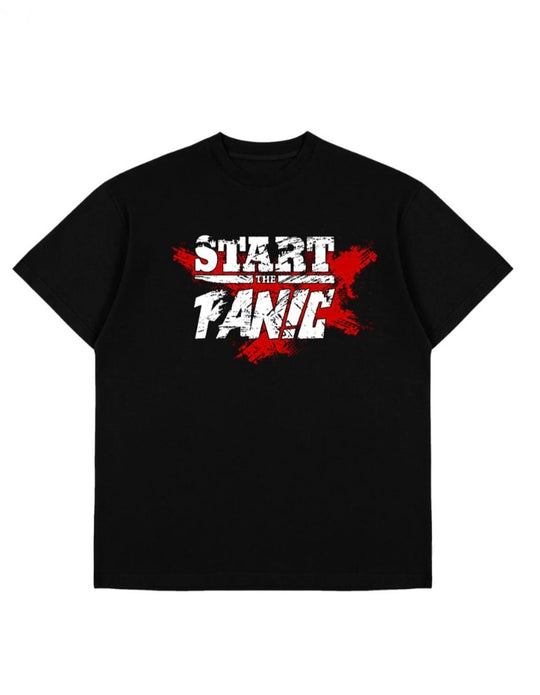 Start The Panic Pompei T-Shirt - Black