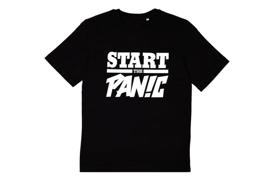 Start The Panic T-Shirt - Black