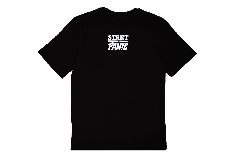 Start The Panic Paint T-Shirt - Black